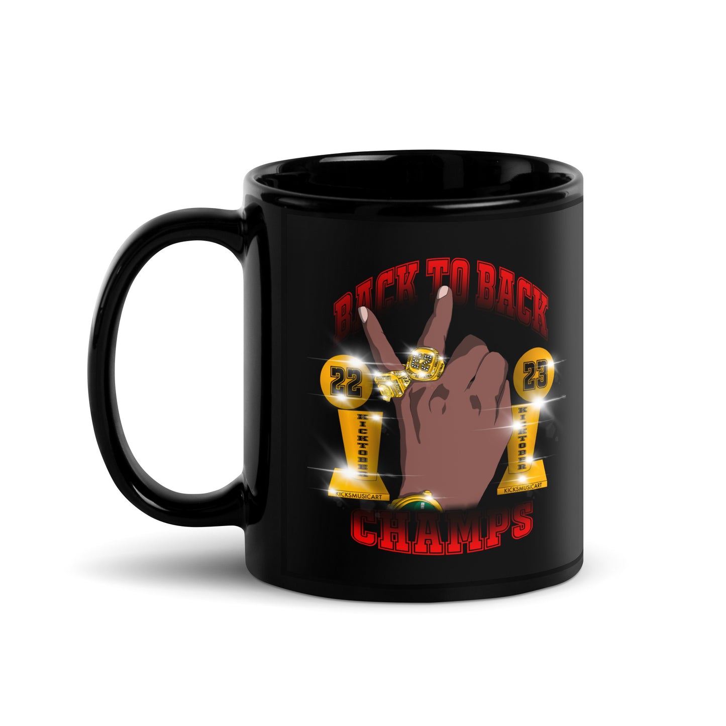 Black KICKTOBER CHAMPS Mug