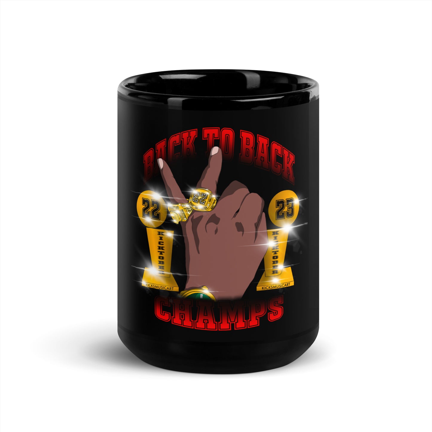 Black KICKTOBER CHAMPS Mug