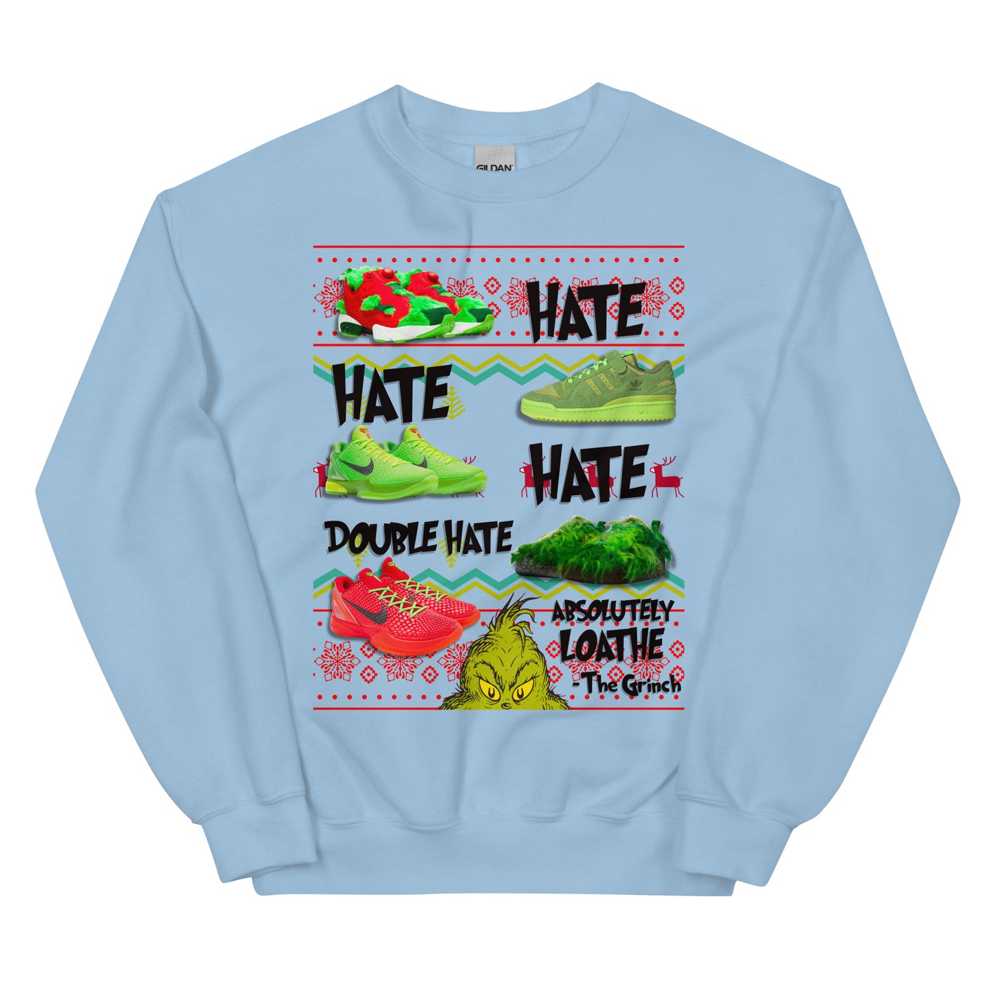 THE GRINCH UGLY SWEATER (black writing)