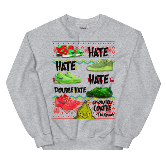 THE GRINCH UGLY SWEATER (black writing)