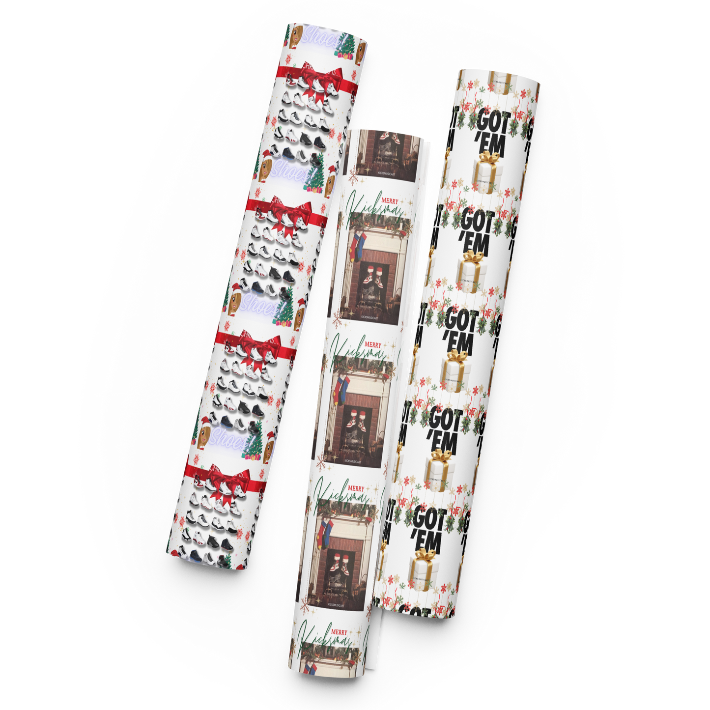 KICKSMAS WRAPPING PAPER!! (ALL 3 ROLLS)